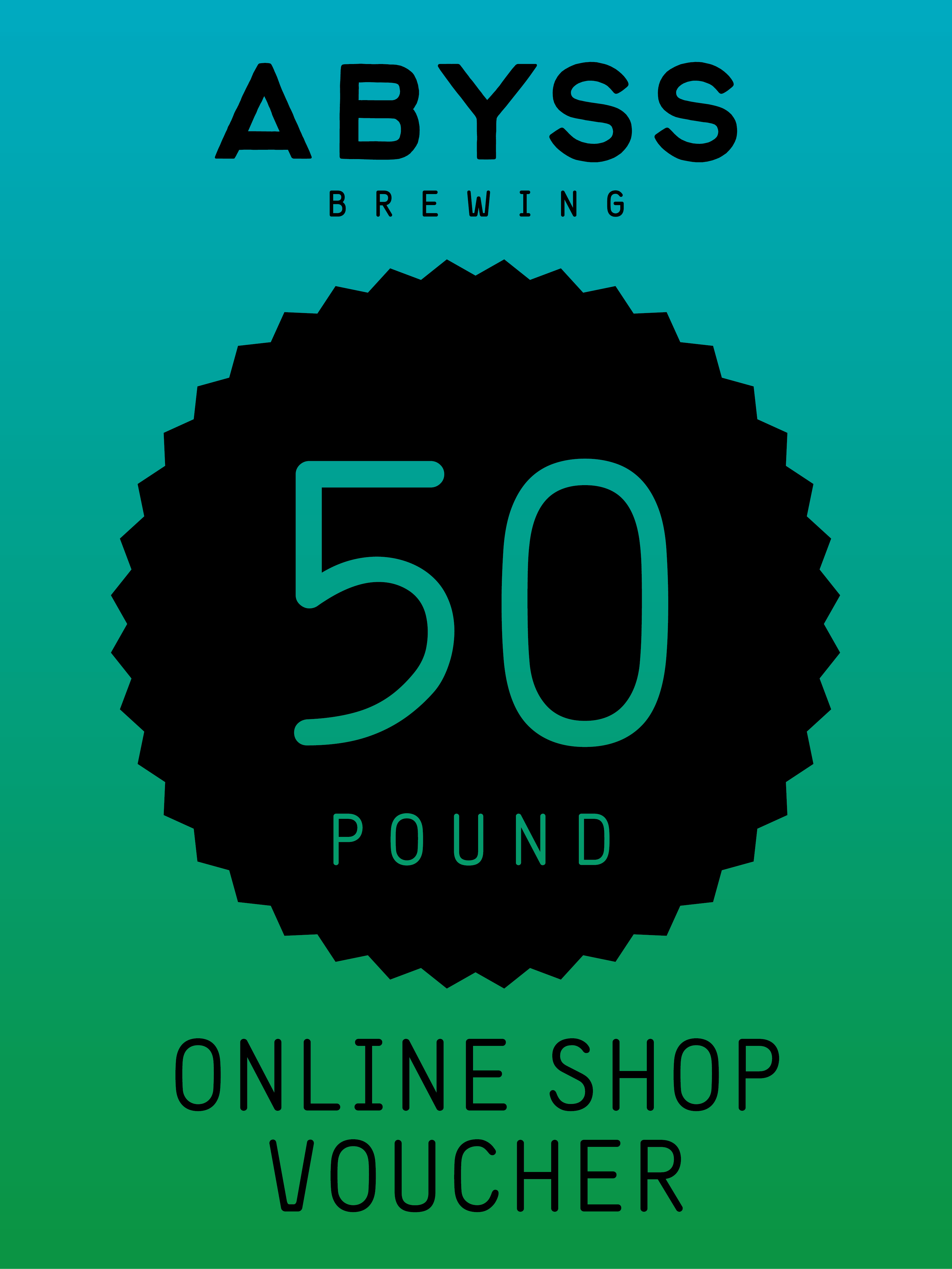 Email Abyss £50 ABYSS ONLINE SHOP VOUCHER – ABYSS Brewing Ltd