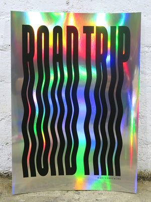 ABYSS x PRIVATE PRESS A3 HOLOGRAPHIC ROAD TRIP PRINT